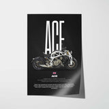 Ace Motorcycle Poster