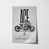Ace Motorcycle Poster