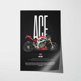 Ace Motorcycle Poster