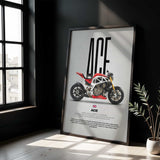 Ace Motorcycle Poster