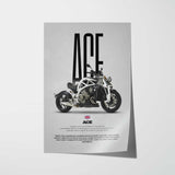 Ace Motorcycle Poster