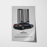 458 Italia Car Poster