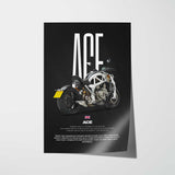 Ace Motorcycle Poster