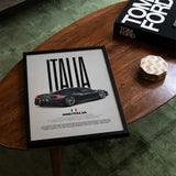 458 Italia Car Poster