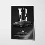 750S Car Poster
