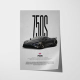 750S Car Poster