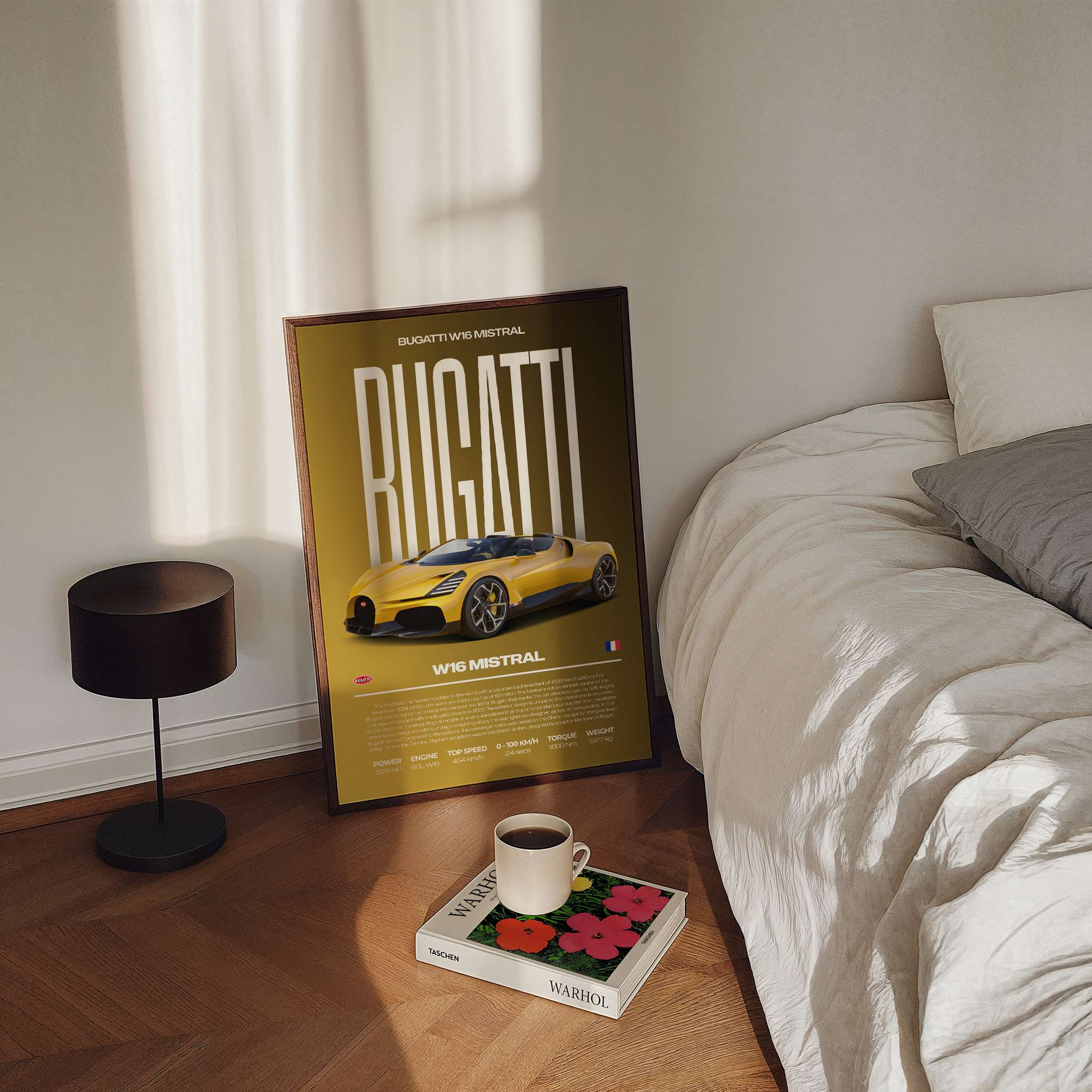 Bugatti W16 Mistral Poster