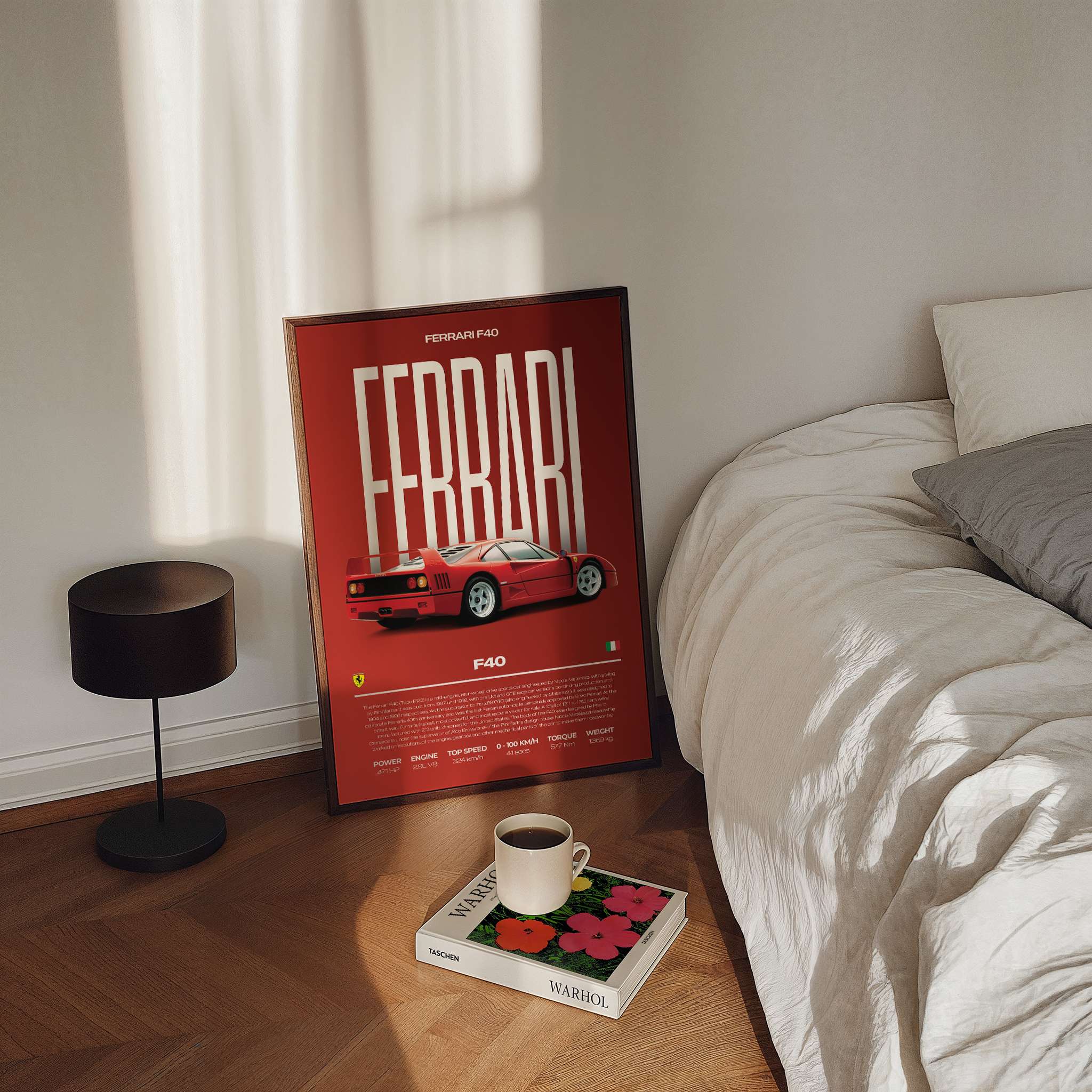 Ferrari F40 Poster