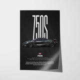 750S Car Poster
