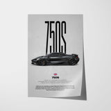 750S Car Poster
