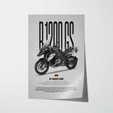 R1200GS Motorcycle Poster