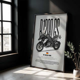 R1200GS Motorcycle Poster