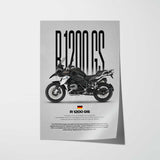 R1200GS Motorcycle Poster