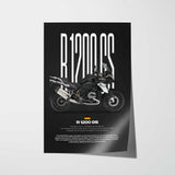 R1200GS Motorcycle Poster