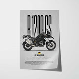 R1200GS Motorcycle Poster