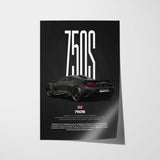 750S Car Poster