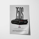 750S Car Poster