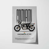 Continental GT 650 Motorcycle Poster