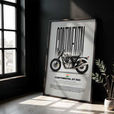 Continental GT 650 Motorcycle Poster
