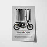 Continental GT 650 Motorcycle Poster