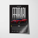 Ferrari F80 Poster