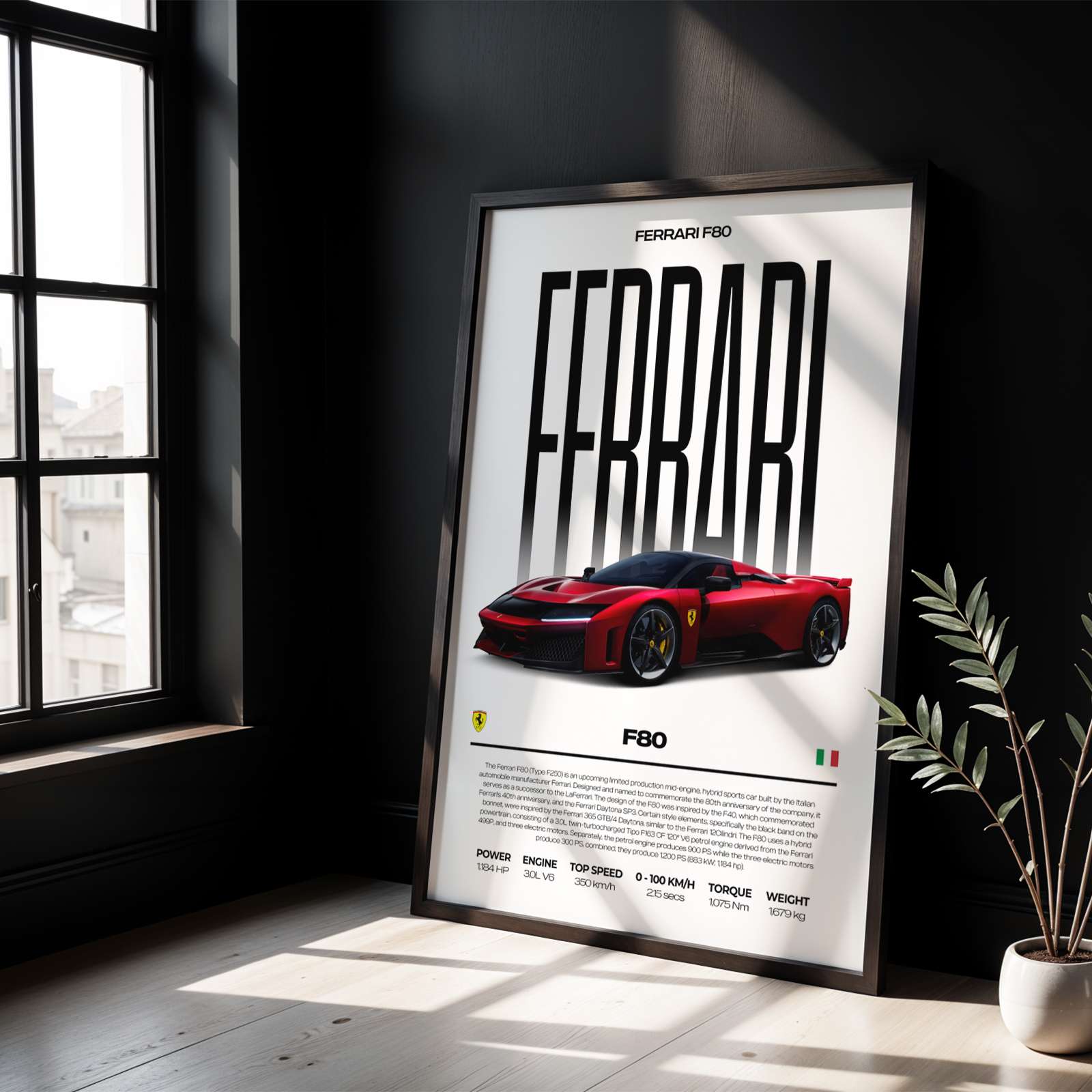 Ferrari F80 Poster