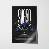 2024-Present SV650 Motorcycle Poster