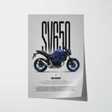 2024-Present SV650 Motorcycle Poster