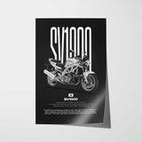 2003 SV1000 Motorcycle Poster