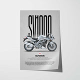 2003 SV1000S Motorcycle Poster