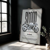 2003 SV1000S Motorcycle Poster
