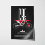 2020 CRF450R Motorcycle Poster