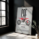 2020 CRF450R Motorcycle Poster