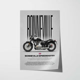 2021 Bonneville Speedmaster Motorcycle Poster