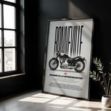 2021 Bonneville Speedmaster Motorcycle Poster