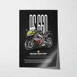 RS 660 Factory Motorcycle Poster