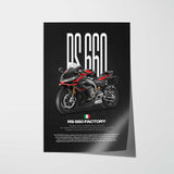 RS 660 Factory Motorcycle Poster