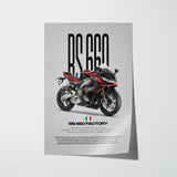 RS 660 Factory Motorcycle Poster