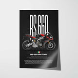 RS 660 Factory Motorcycle Poster