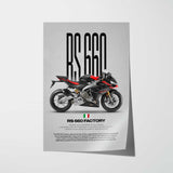 RS 660 Factory Motorcycle Poster