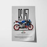 RS 457 Motorcycle Poster