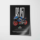 RS 457 Motorcycle Poster