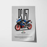 RS 457 Motorcycle Poster