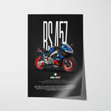 RS 457 Motorcycle Poster