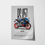 RS 457 Motorcycle Poster