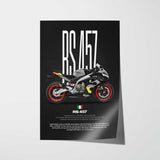 RS 457 Motorcycle Poster