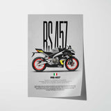 RS 457 Motorcycle Poster