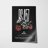 RS 457 Motorcycle Poster