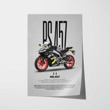 RS 457 Motorcycle Poster