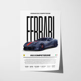 Ferrari 812 Competizione Poster